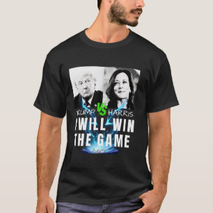 T-shirt Trump Vance VS Kamala Harris Waltz 2024 Je gagnera