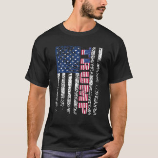 T-shirt Trump Vintage rétro détendu États-Unis Drapeau amé