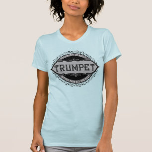 T-shirt Trumpet Best Music Note Circle