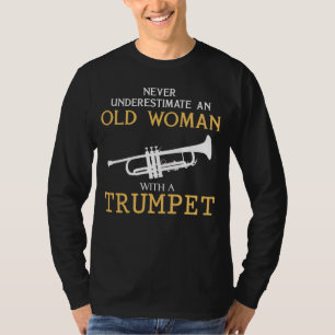 T-shirt Trumpet Diva Granny - Ne jamais sous-estimer sa Mu