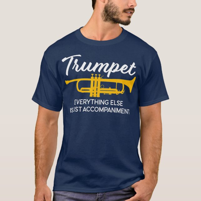 T-shirt Trumpet Funny Marching Band Trumpet Player Jazz (Devant)