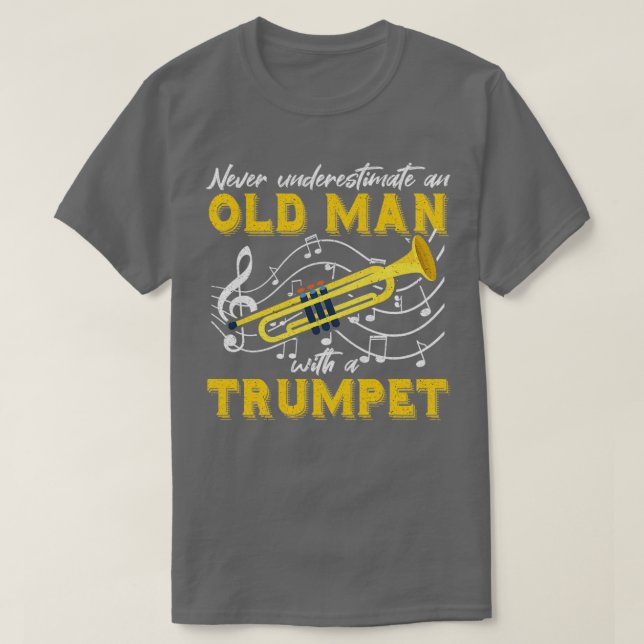T-shirt Trumpet Instrument trompettes Cadeau musical (Design devant)