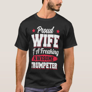 T-shirt Trumpet Jazz Music Marcher Trumpeter Femme