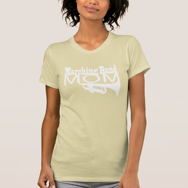 T-shirt Trumpet maman de la bande Marching (Devant)