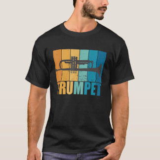 T-shirt Trumpet Musicien Instrument de musique Vintage Ven