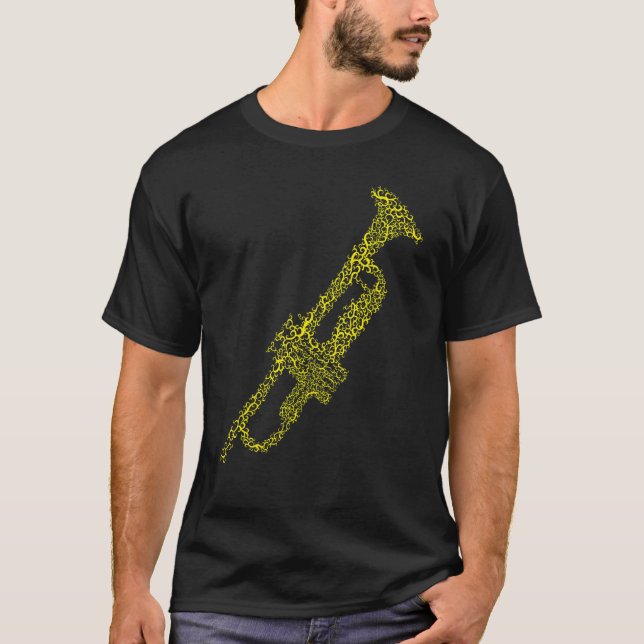 T-shirt Trumpet Player Trumpets (Devant)