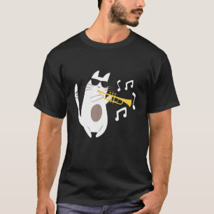 T-shirt Trumpeter Chat Trumpet Player Marching Band T S