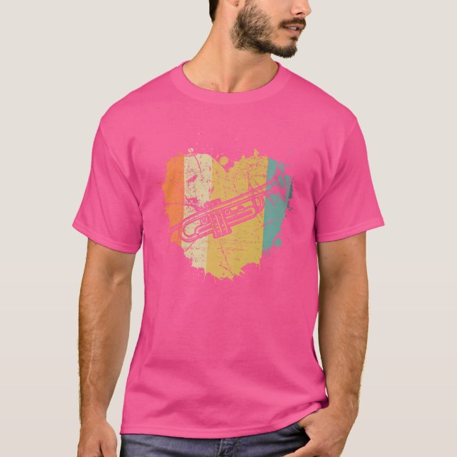 T-shirt Trumpeter Instrument Trumpeter (Devant)