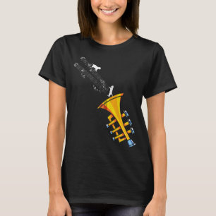 T-shirt Trumpeter Jazz Musicien Chat Animal de compagnie P
