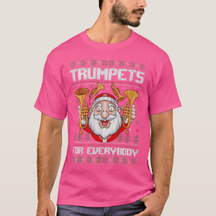 T-shirt Trumpets Pour Tout Le Monde Père Noël Trumpets De