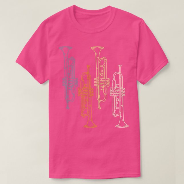 T-shirt Trumpets Vintages (Design devant)