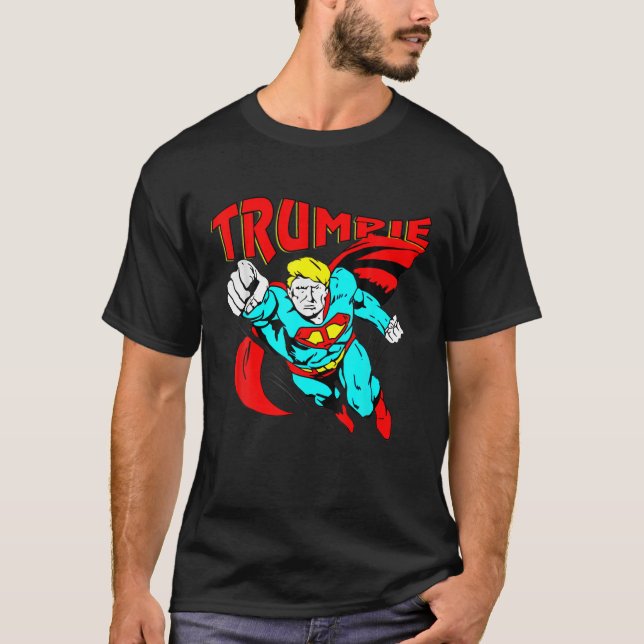 T-shirt Trumpies MAGA US Patriotique Trumpie Anti Biden (Devant)