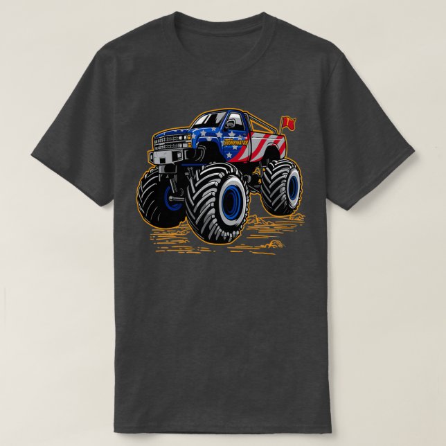 T-shirt Trumpinator Monster Truck (Design devant)