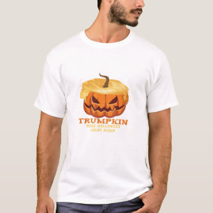 T-shirt Trumpkin Funny Halloween Citrouille - Costume clas