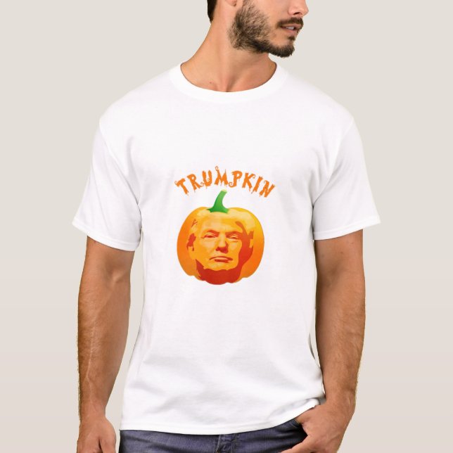 T-shirt Trumpkin Funny Halloween - Éffrayant Parody Editio (Devant)