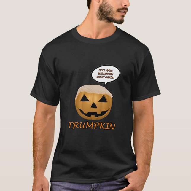 T-shirt Trumpkin Halloween ajusté (Devant)