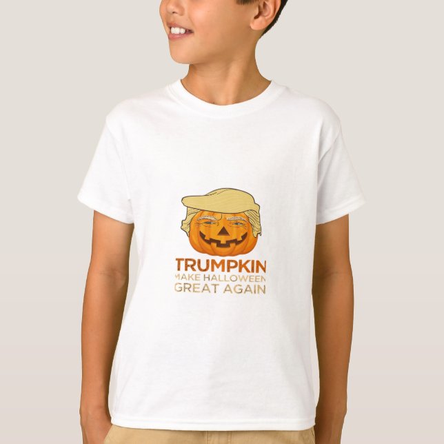 T-shirt Trumpkin Halloween Funny Classic (Devant)