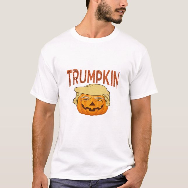 T-shirt Trumpkin Halloween Funny Classic - Sloth Mask Desi (Devant)