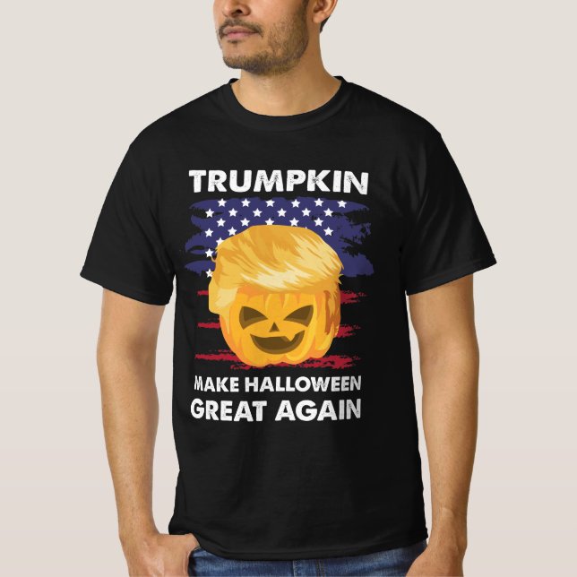 T-shirt Trumpkin Make Halloween Great Again (Devant)