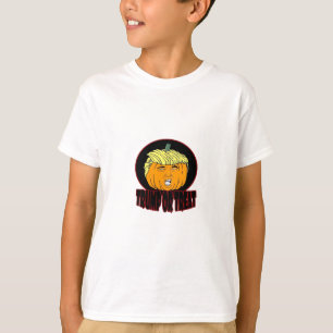 T-shirt Trumpkin Ou Treat Halloween Trumpkin Trump Trick O