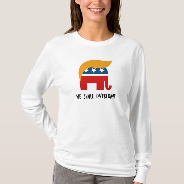 T-shirt Trumplican - nous Overcomb (Devant)