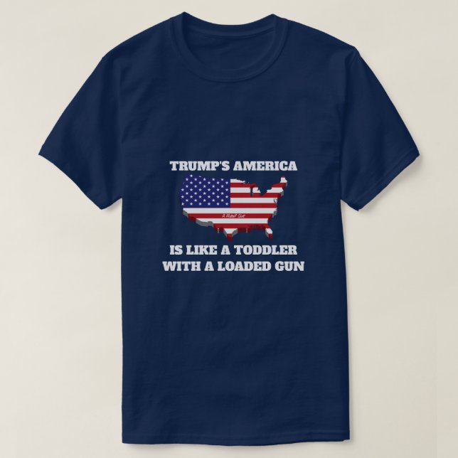 T-shirt Trump's America (Toddler) - A MisterP Shirt (Design devant)