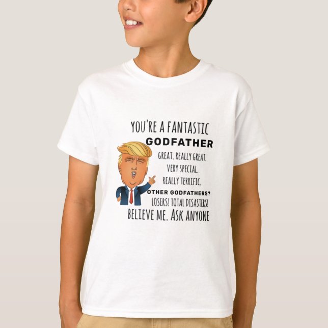 T-shirt Trumps Parrain drôle cadeau d'anniversaire (Devant)