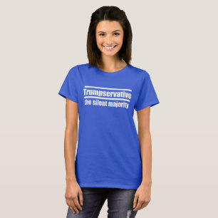 T-shirt Trumpservative la majorité silencieuse,