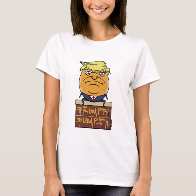 T-shirt Trumpty Dumpty - bande dessinée d'atout (Devant)