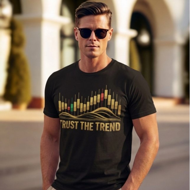 T-shirt Trust the Trend – Mindset Tee for Traders (Créateur téléchargé)
