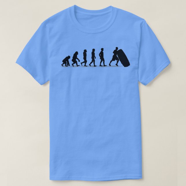 T-shirt Ts Evolution De Crossfit (Design devant)