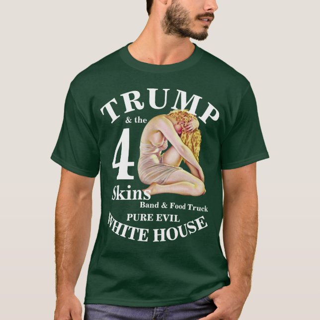 T-SHIRT TSA DHS CHINOIS TSA CBP AMENDE BAR NOURRITURE CAMI (Devant)