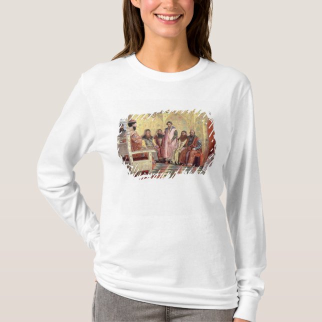 T-shirt Tsar Mikhail Fyodorovich avec Boyars (Devant)