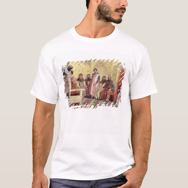 T-shirt Tsar Mikhail Fyodorovich avec Boyars (Devant)