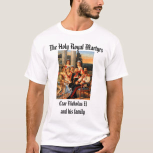 T-shirt Tsar Nicholas II et famille