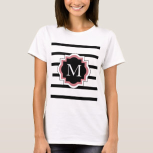 T-SHIRT TSHIRT_ CHIC PINK/BLACK DE TRÈS BON GOÛT SUR LES