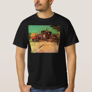 T-shirt Tsiganes avec Caravanes de Vincent van Gogh