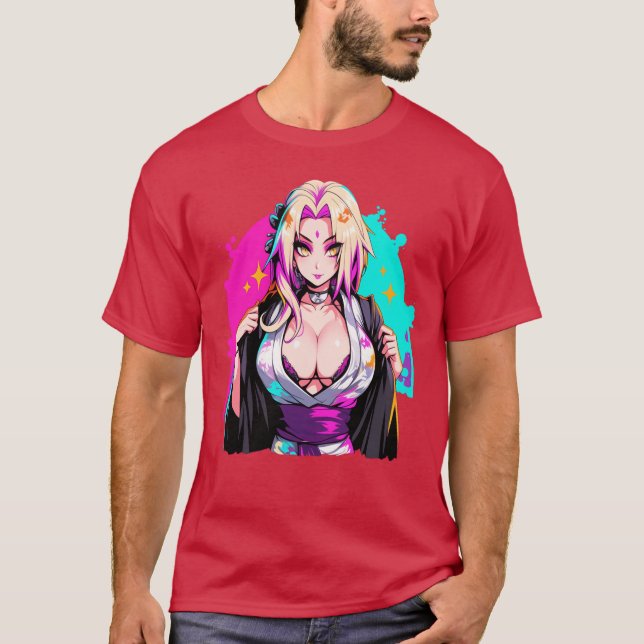 T-shirt tsunade senju 5e hokage (Devant)