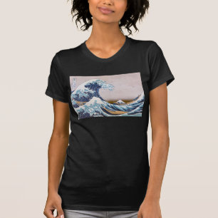 T-shirt Tsunami Grande Vague au large de Kanagawa Japon pa