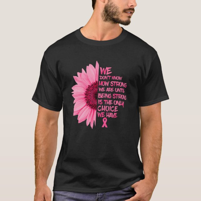 T-shirt TTP SENSIBILISATION Fleur Nous ne savons pas à que (Devant)
