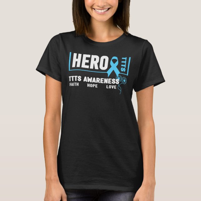 T-shirt TTS Hero Twin To Twin Transfusion Syndrome Awar (Devant)
