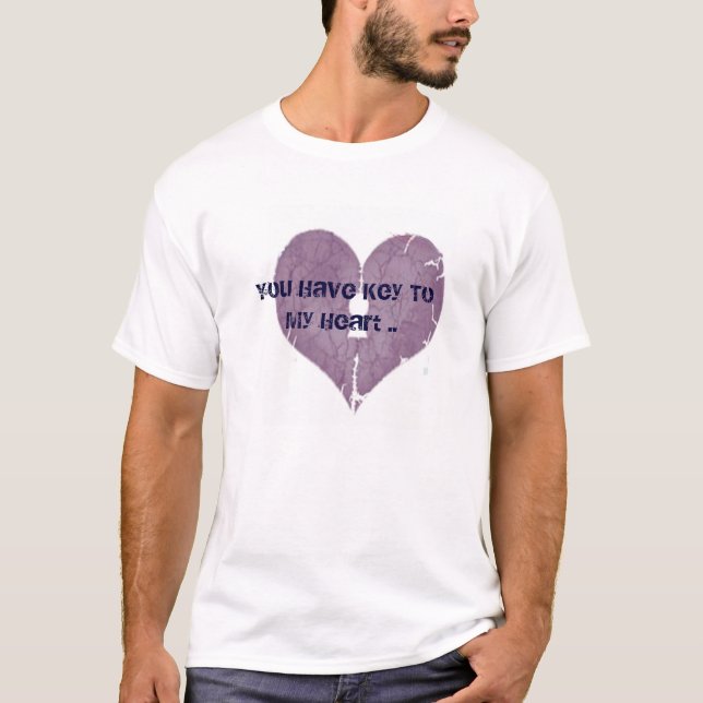 T-shirt Tu As La Clé De Mon Coeur (Devant)