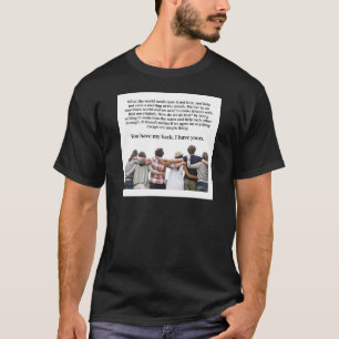 T-shirt Tu as mon dos, j'ai le tien