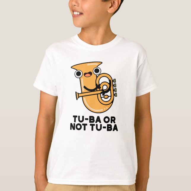 T-shirt Tu-ba Ou Pas Tu-ba Funny Shakespeare Tuba Pun (Devant)
