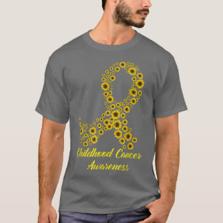 T-shirt Tu Childhood Cancer Awareness Month Costume Yellow