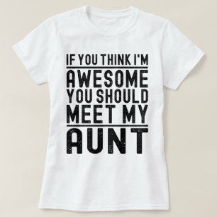 T-shirt Tu crois que je suis génial, tu devrais rencontrer