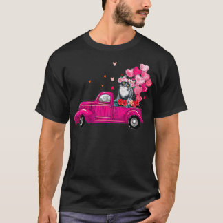 T-shirt Tu Cute Truck Chat Valentines Jour Costume Garçon 