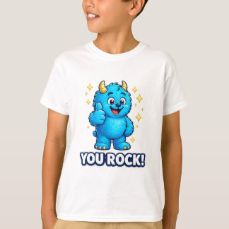 T-shirt Tu déchires Monstre bleu pouce levé Superstar