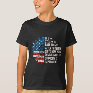 T-shirt Tu Détestes Trump Après Ce Drapeau De Tournesol Bi