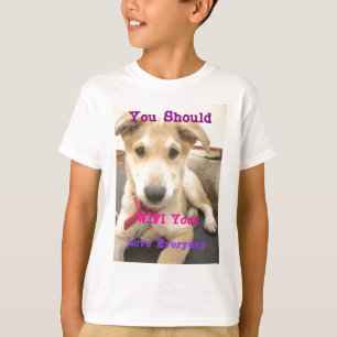 T-shirt Tu Devrais WIFI Ton Amour Tous Les Jours